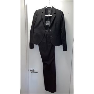 J. Crew black suit.